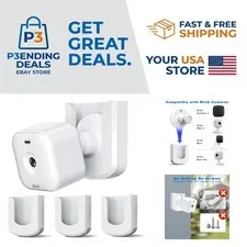Effortless Installation with 3-Pack Blink Camera Adhesive Mounts - White