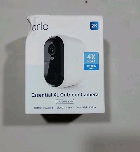 Arlo Essential XL Security Camera 2K  Indoor - Outdoor