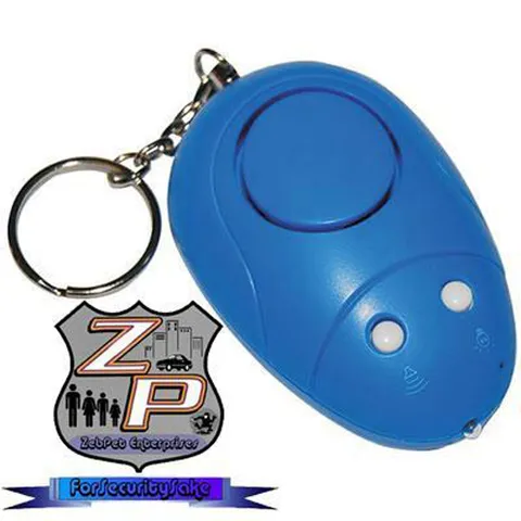 Key Chain Alarm Flashlight   A Jogger Walker Personal Compact 130db LOUD Alarm
