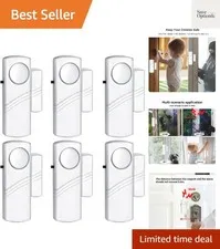 Security Door Window Alarm, 90DB Wireless Sensor Door Window Burglar Alarm
