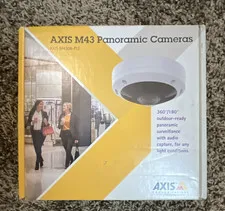 Axis M4308-PLE Mini Dome IP Camera 2880x2880 PoE Built-In Mic White