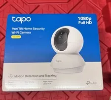 SEALED New TP-Link C200 Tapo Pan/Tilt Security Camera w/Motion Detection