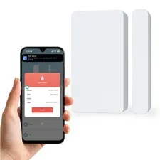 Mini Door Sensor, Wireless Door Window Sensor for Home Automation, Works with...