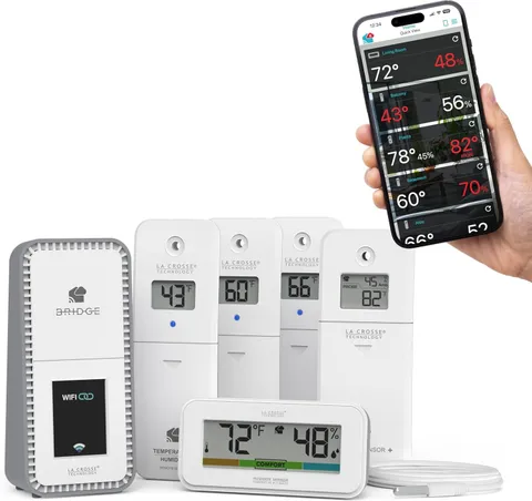 WiFi Temperature Alert System with Gateway and Temperature Sensors