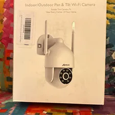 ANRAN P2 PTZ 1080P Wi‑Fi Indoor/Outdoor Camera Alexa Night Vision 2‑Way Audio