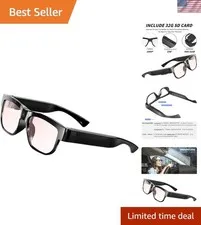 Modern Camera Glasses with 32GB Built-In Memory - Ideal for Outdoor Enthusiasts