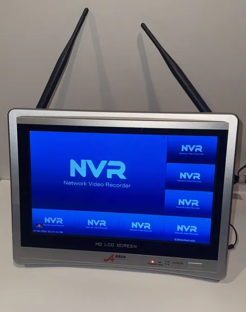ANRAN WIRELESS NVR 11 1/2" MONITOR Network Video Recorder
