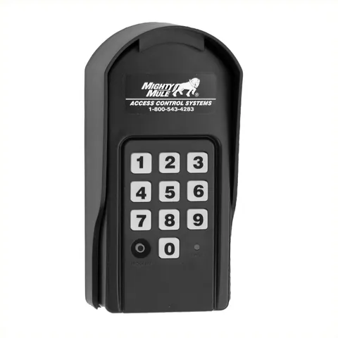 Wireless Digital Keypad FM137 Black 25 Code Access Security Gate Opener