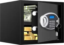1.2 Cuft Safe Box Fireproof Waterproof for Home, Fire proof Safes with Digital