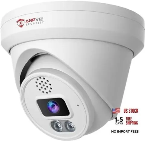 6MP PoE IP Camera for Businees, UltraHD Turret Camera Outdoor with Two Way