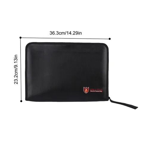 Fireproof Document Bag Fire And Water Resisting Expandable File Organizer Mo AP9