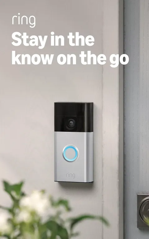Ring Battery Doorbell, Home or business security with Head-to-Toe video, Live Vi