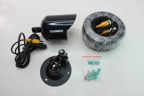 Lorex Outdoor IR Bullet Camera Model MC6930 w/ BNC Cables Mounting Hardware
