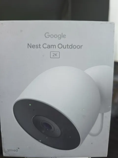 Google Nest Cam Outdoor 2nd Gen - Wired Security Camera with 2K Video