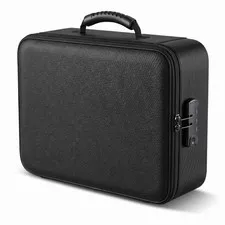5200°F Fireproof Soft-Shell Document Storage Box with Lock & Water Resistance