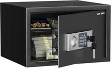 Safe for Home, 1.2 Cubic Feet, Steel, Safety Box, Lock Box for Money/Jewelry/Doc