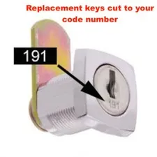 Lock Focus Keys Cut Replacement Filing Cabinet Key Made To Code Number-FREE POST