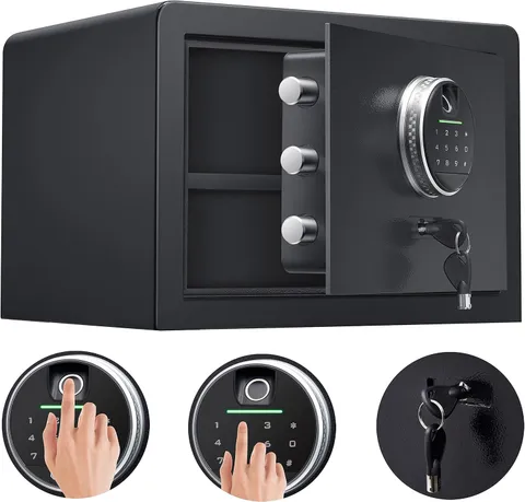 Biometric Digital Security Safe for Home Storage Cash Jewelry Valuables