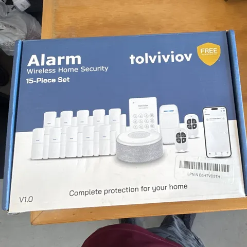 tolviviov DP-W2 15-Piece Wireless Wi-Fi Alarm System White