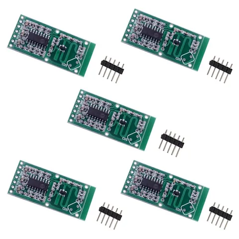 Stemedu 5PCS RCWL-0516 Microwave Radar Motion Sensor Module, 5-7m Detection D...