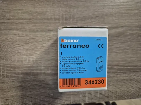 Bticino Terraneo Relay LOCK 2/8 WIRES - 346230 - Digital Door Actuator