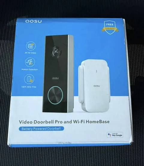 AOSU VideoDoorbell Pro and Wi-Fi HomeBase (NIB)