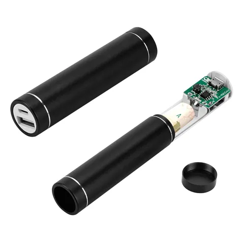 Secret Stash Diversion Safe Hidden 2cm x x 9cm, Battery Bank (Black)