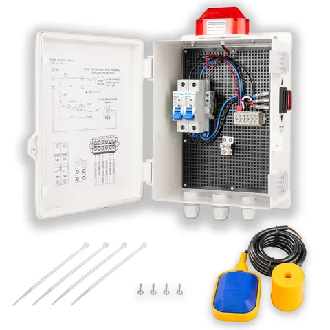 Sump Control Panel, Zelinhol High Septic Tank Featuring 110DB Level, Indoor/O...