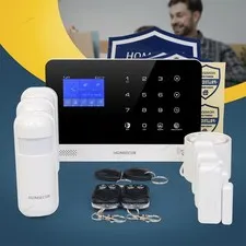 HOMSECUR Wireless WIFI 4G SMS Autodial Burglar Intruder Alarm System