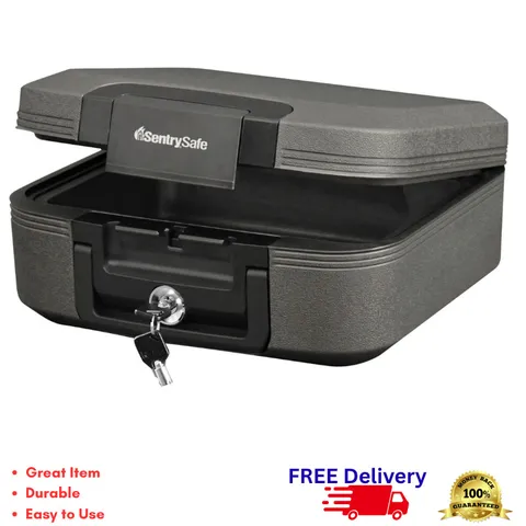 Fireproof Waterproof Safe Chest Document Media Security Lock Box Storage Case