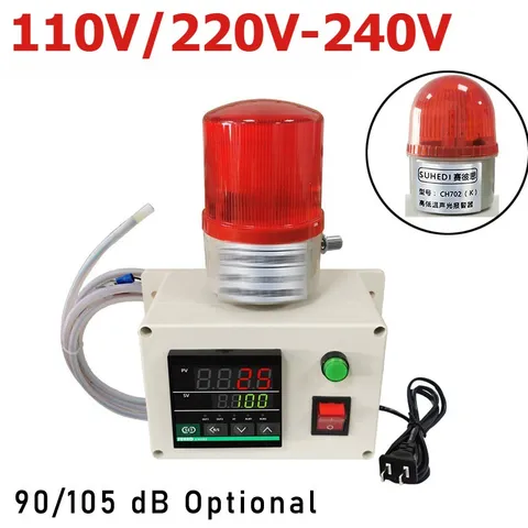 0‑400℃ Anti-Acid Intelligent Over Temperature Alarm Sensor Machine 110-240V New