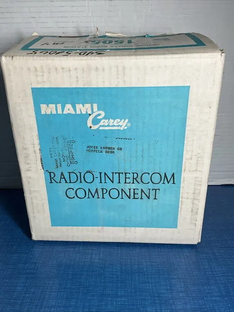Vintage Miami Carey Radio Intercom Component Custom Sonata Room Station