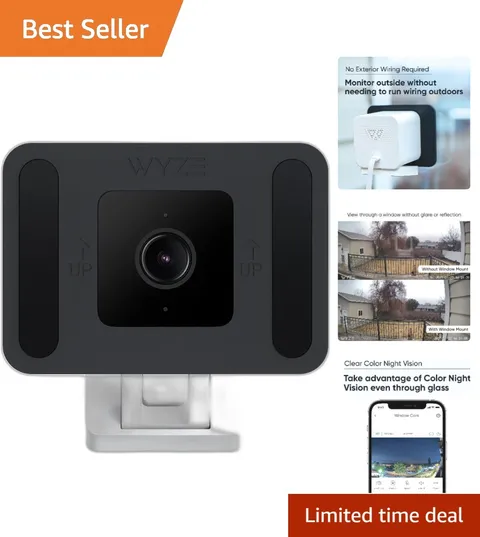 Glare-Free Window Mount for Cam OG, v3, v3 Pro, v4 - Enhance Safety Effortlessly