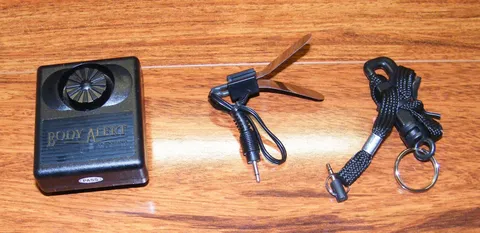 Black Battery Operated Body Alert Personal Security Alarm by Excalibur 