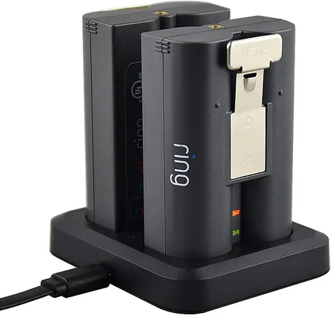Battery Charger for Ring Rechargeable Battery,Dual Ring Battery Charger Station