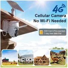 Solar-Powered 4G LTE Security Camera