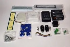 Door Access Control System RFID Keypad 600Lb Electric Magnetic Door Lock Kit wit