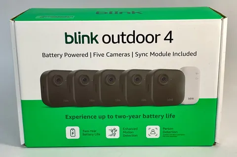 New Sealed BLINK Outdoor 4 (4th Gen) 5-Camera Security System w/Sync Module Core