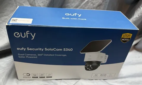 eufy SoloCam S340 Solar Wireless Security Camera Outdoor Dual Cam 360° Guardian
