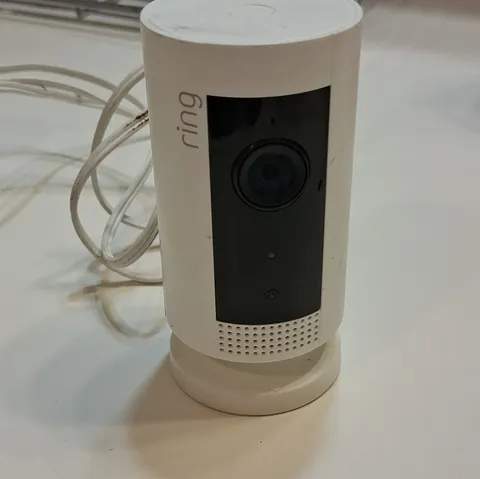 Ring Stick Up Cam 1080p Wi-Fi Camera Indoor/Outdoor Plug-In White/Black