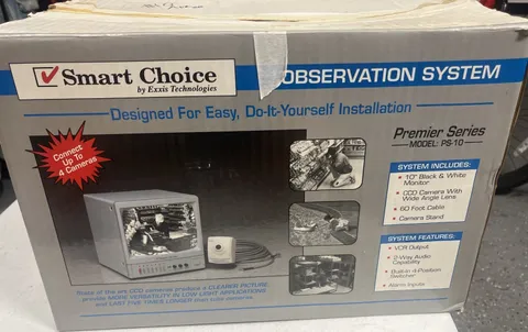 Vintage Smart Choice Observation System With Camera And Original Box Manual