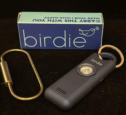 She's Birdie The Original Personal Safety Alarm - Metallic Blue - Self Defense
