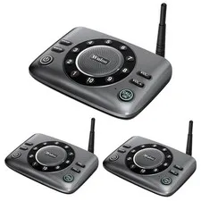 10-Channel FM Wireless Two-way Intercoms Home Offices Room to Room Communication