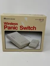 Vintage Safe House PANIC SWITCH Radio Shack Wireless 49-536 New