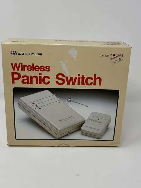 Vintage Safe House PANIC SWITCH Radio Shack Wireless 49-536 New