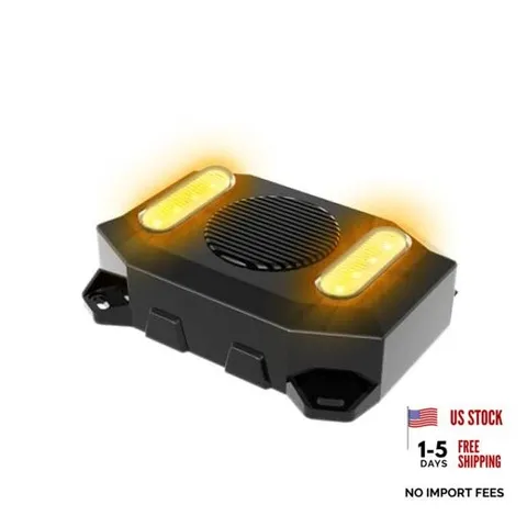 102dB Reversing Backup Alarm & Light Warning System – 12-24V Beep Black-1 PCS
