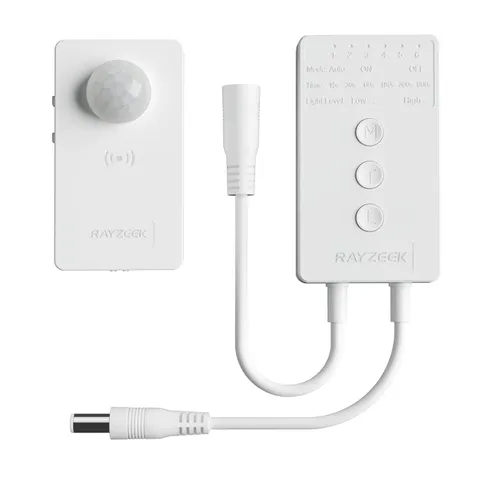 Wireless Motion Sensor Controller Kit - No Wiring Mini PIR Sensor Switch 12/2...