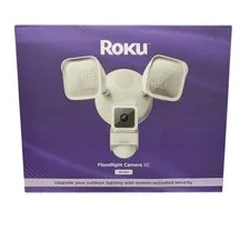 Roku Floodlight Security Camera SE Wired New Sealed In Box