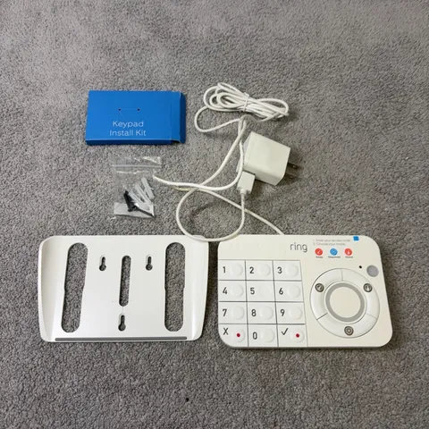 Ring Alarm Keypad 1st Gen 4AK1S70EN0 Wall Mount Charger Tested BHAKP001 Z-Wave