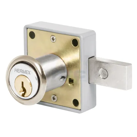Hermex CM-26C Furniture lock, model 26, chrome